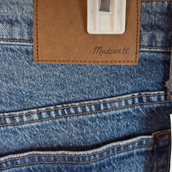 Madewell Relaxed Taper Authentic Flex Denim Jeans/ Size 34 X 32/ NWT - Picture 9 of 10